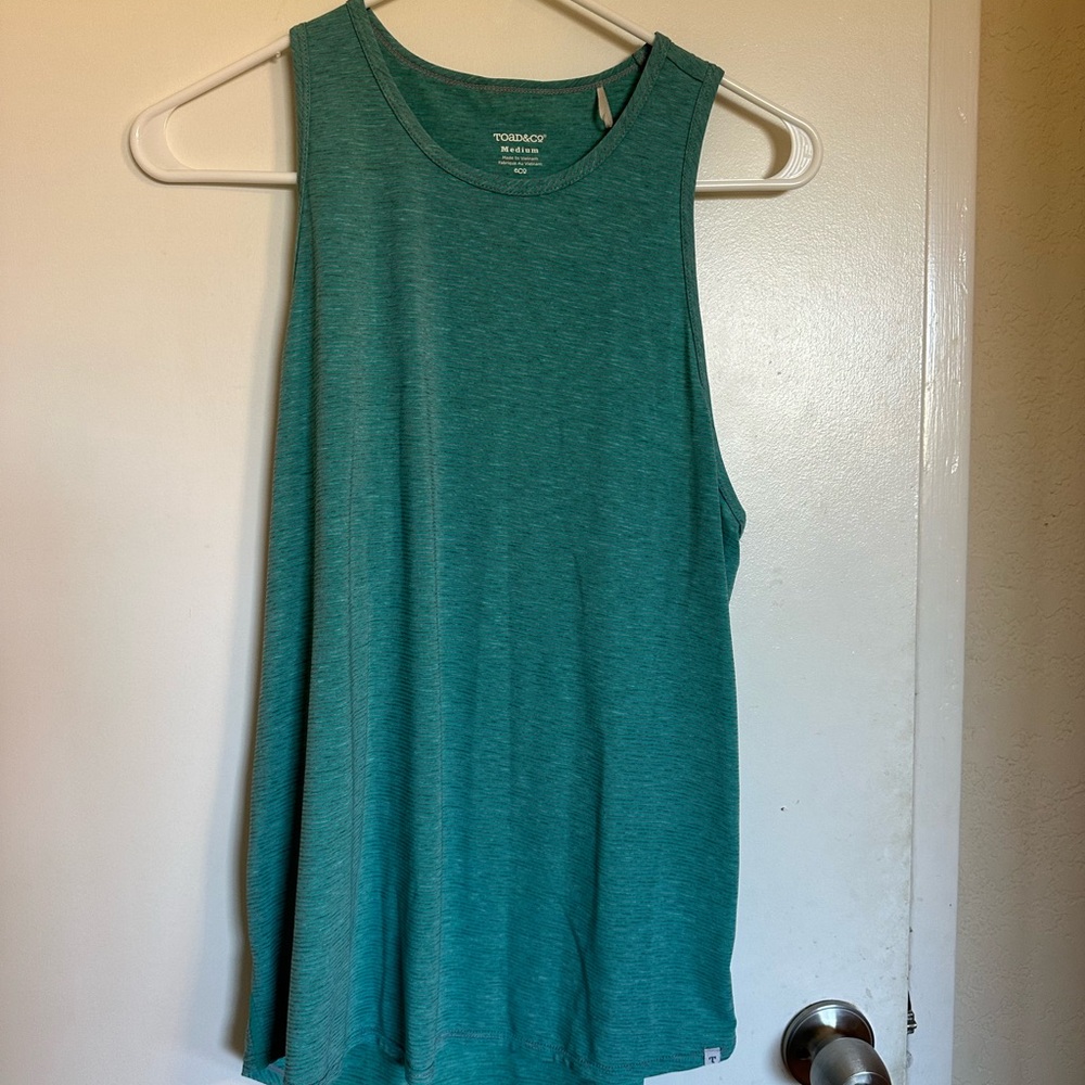 Toad&Co Turquoise Muscle Tee